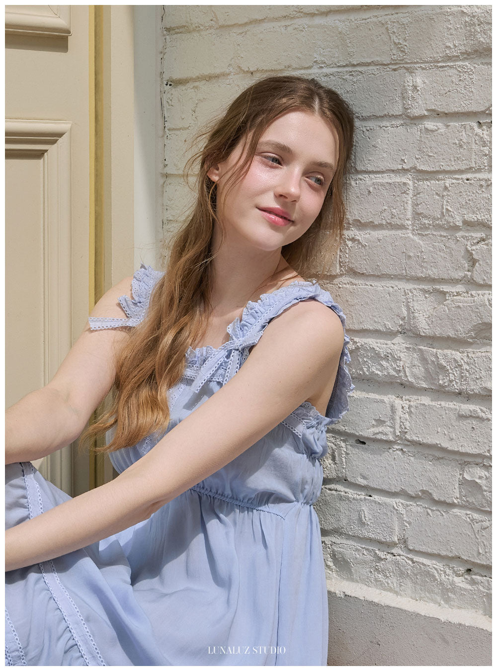 LUNALUZ Good Morning 100% TENCEL™ Lyocell Lounge Dress