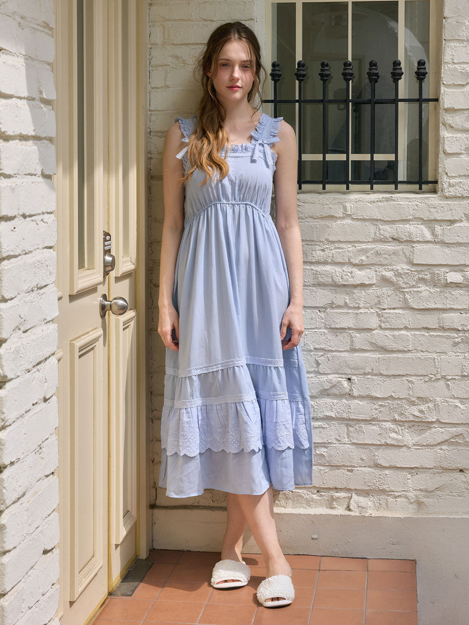 LUNALUZ Good Morning 100% TENCEL™ Lyocell Lounge Dress