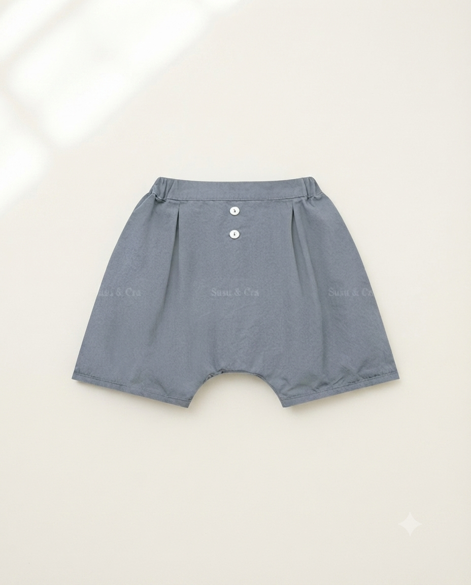 SUSU&CRA Mini Le Temps Baggy Pants – Blue