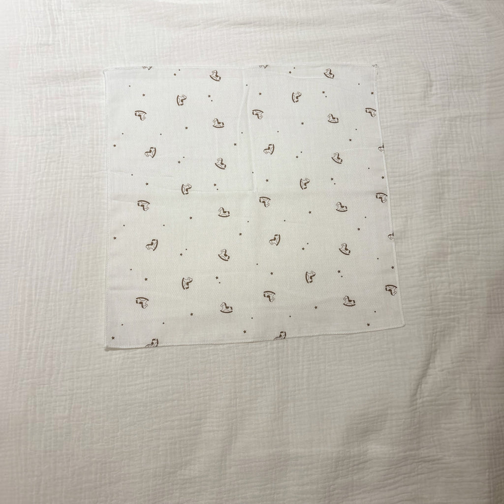 Printed Cotton Gauze Handkerchief Set — 5pcs