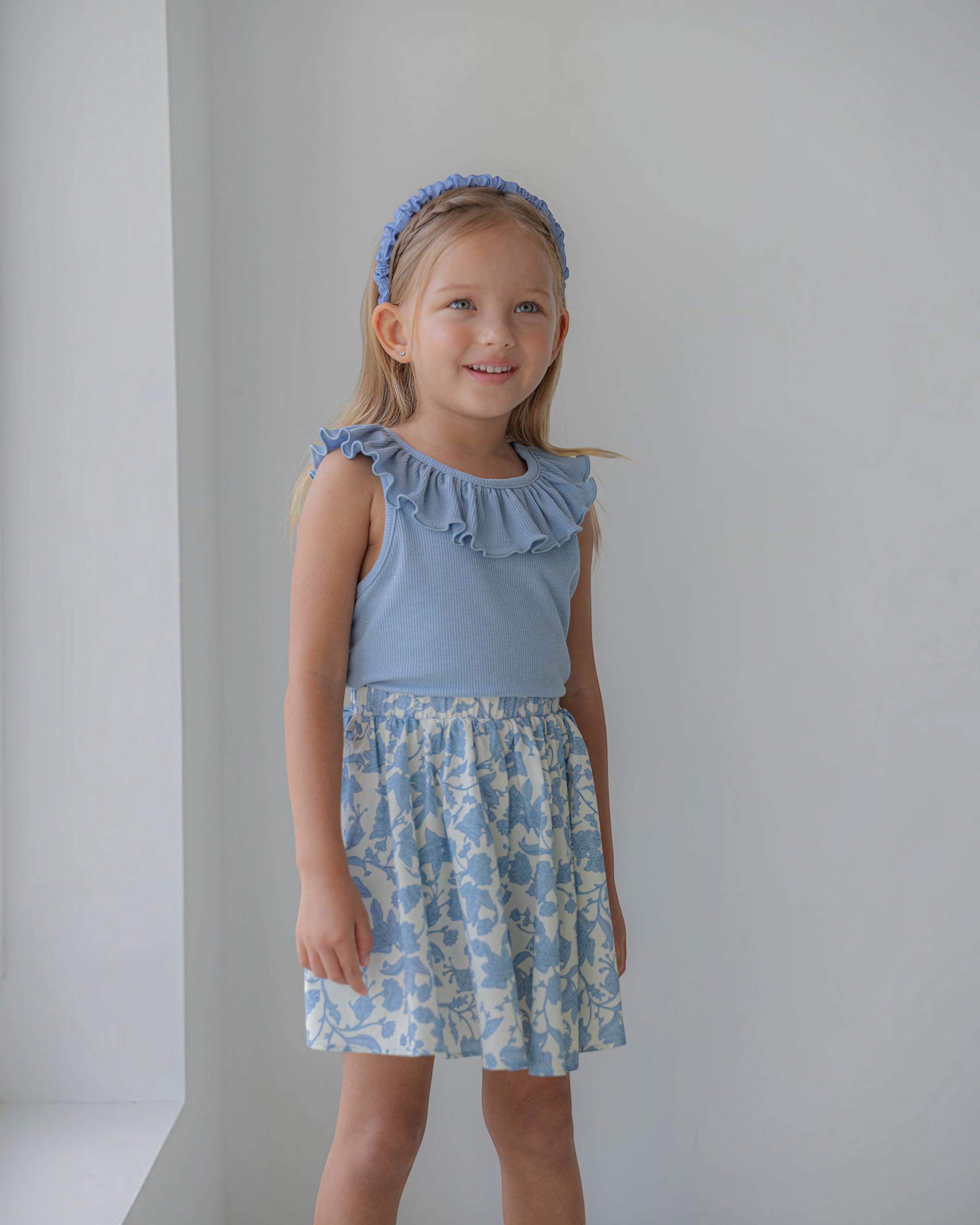 LENUA Roco Sleeveless Top & Lisa Floral Skirt Set