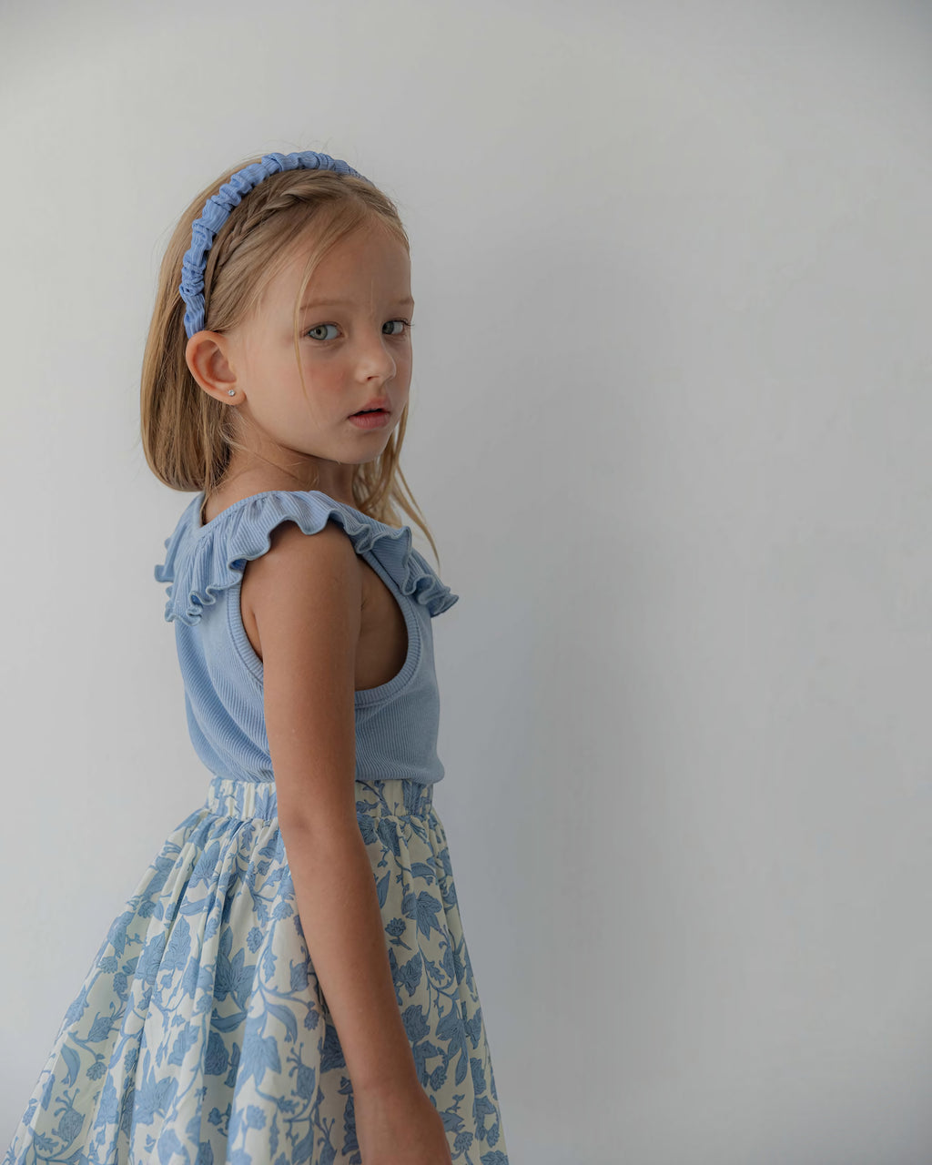 LENUA Roco Sleeveless Top & Lisa Floral Skirt Set