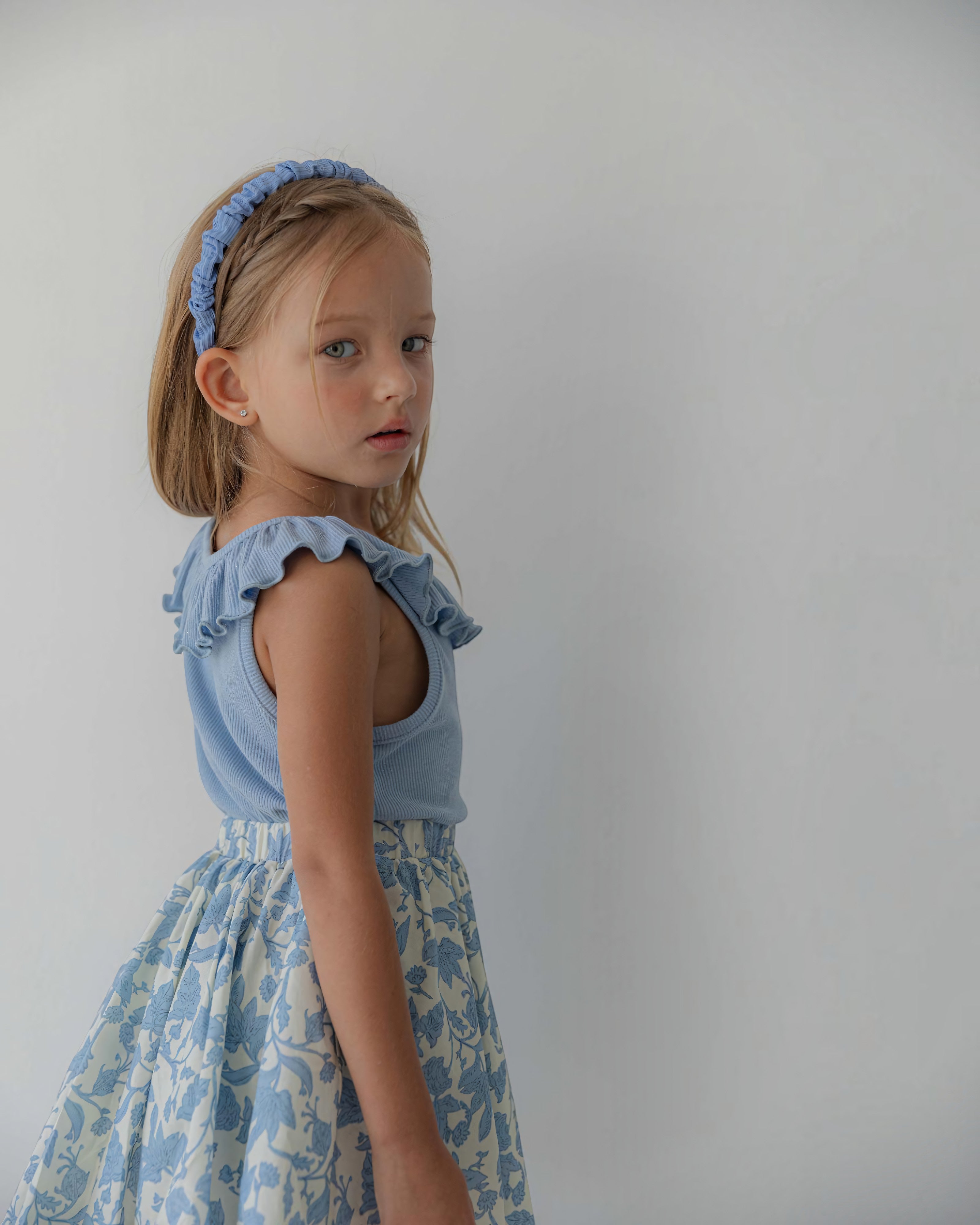 LENUA Roco Sleeveless Top & Lisa Floral Skirt Set