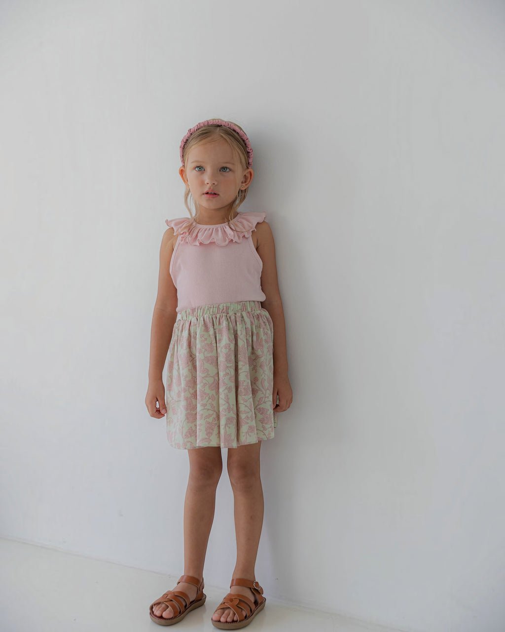 LENUA Roco Sleeveless Top & Lisa Floral Skirt Set