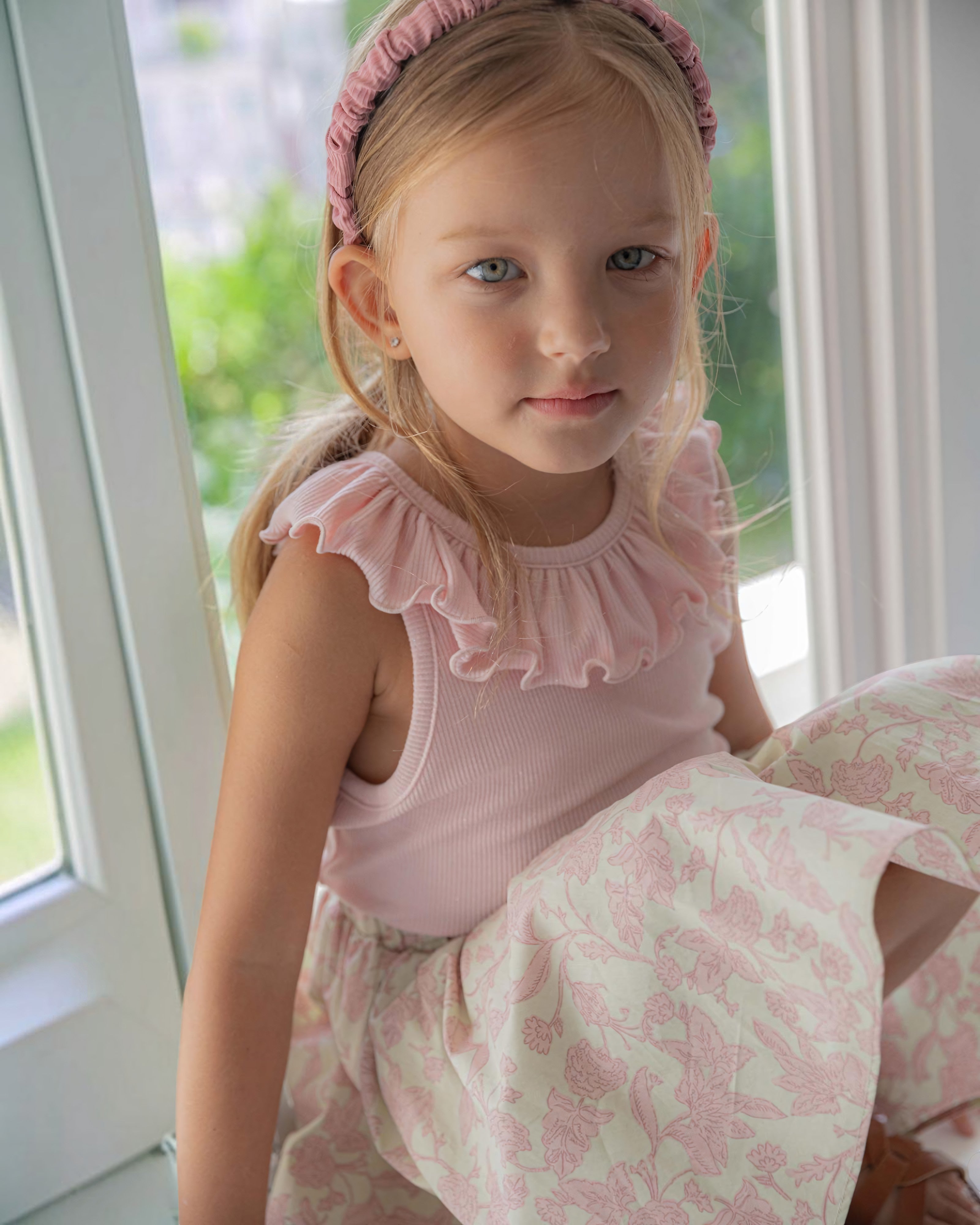 LENUA Roco Sleeveless Top & Lisa Floral Skirt Set