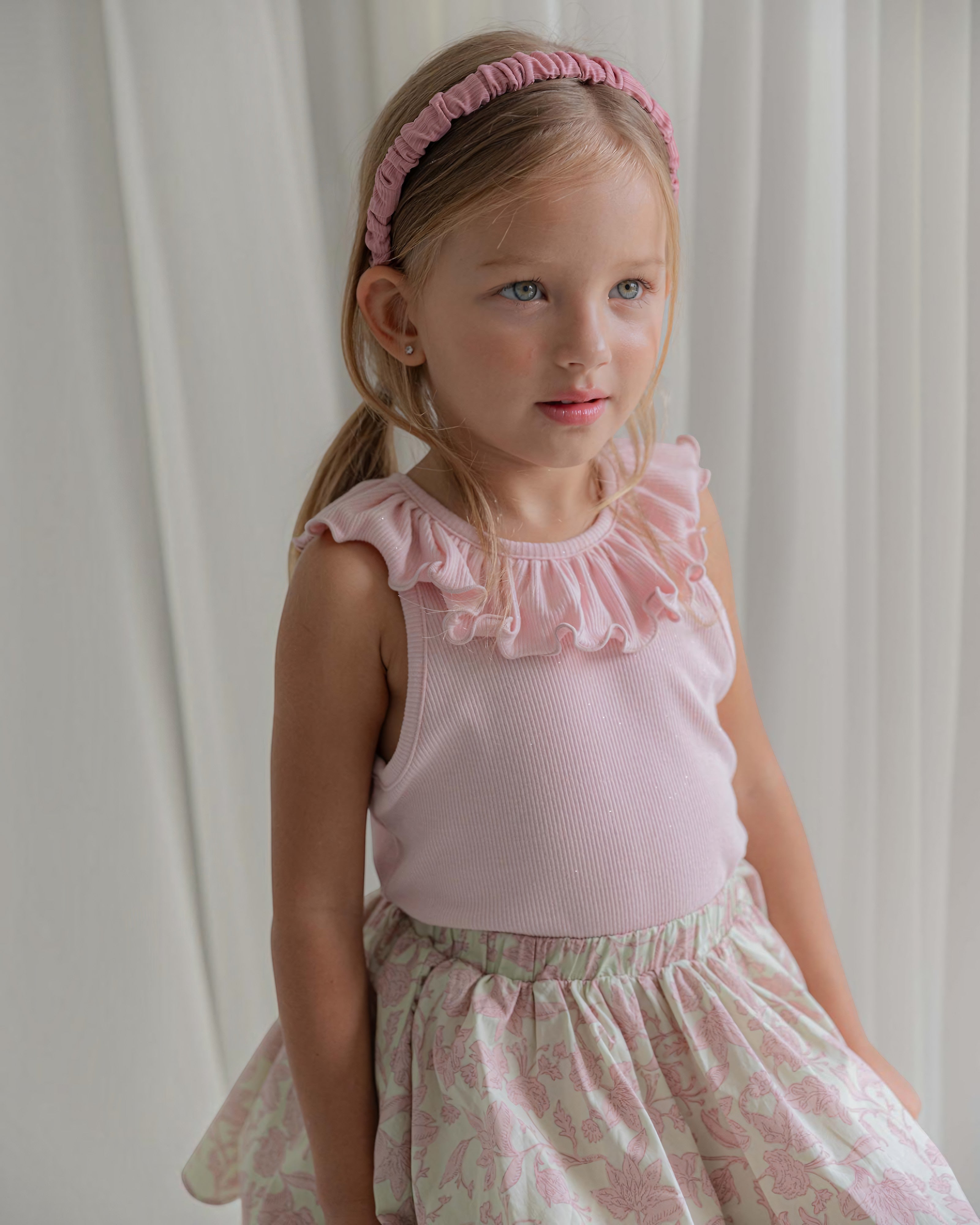 LENUA Roco Sleeveless Top & Lisa Floral Skirt Set