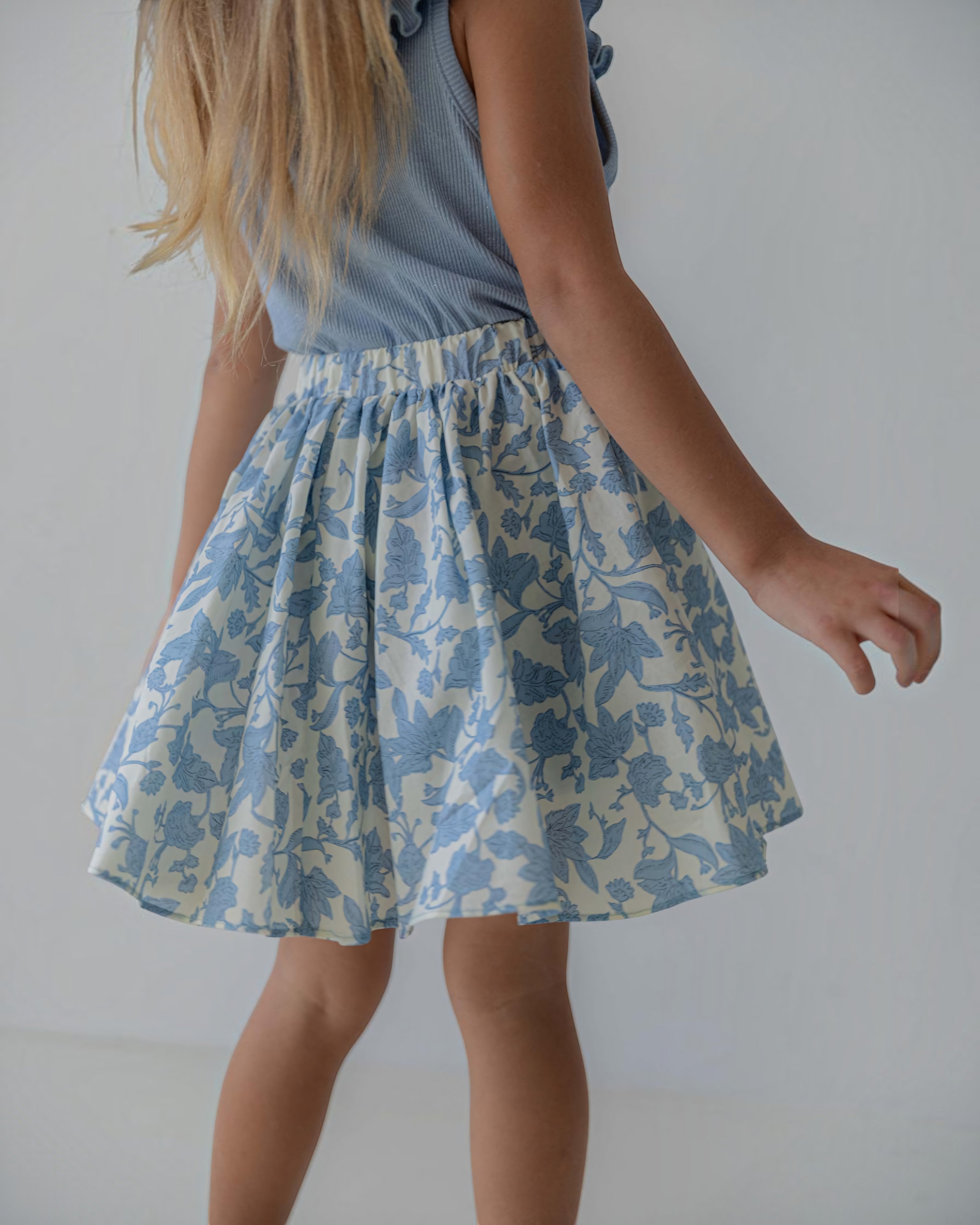 LENUA Roco Sleeveless Top & Lisa Floral Skirt Set