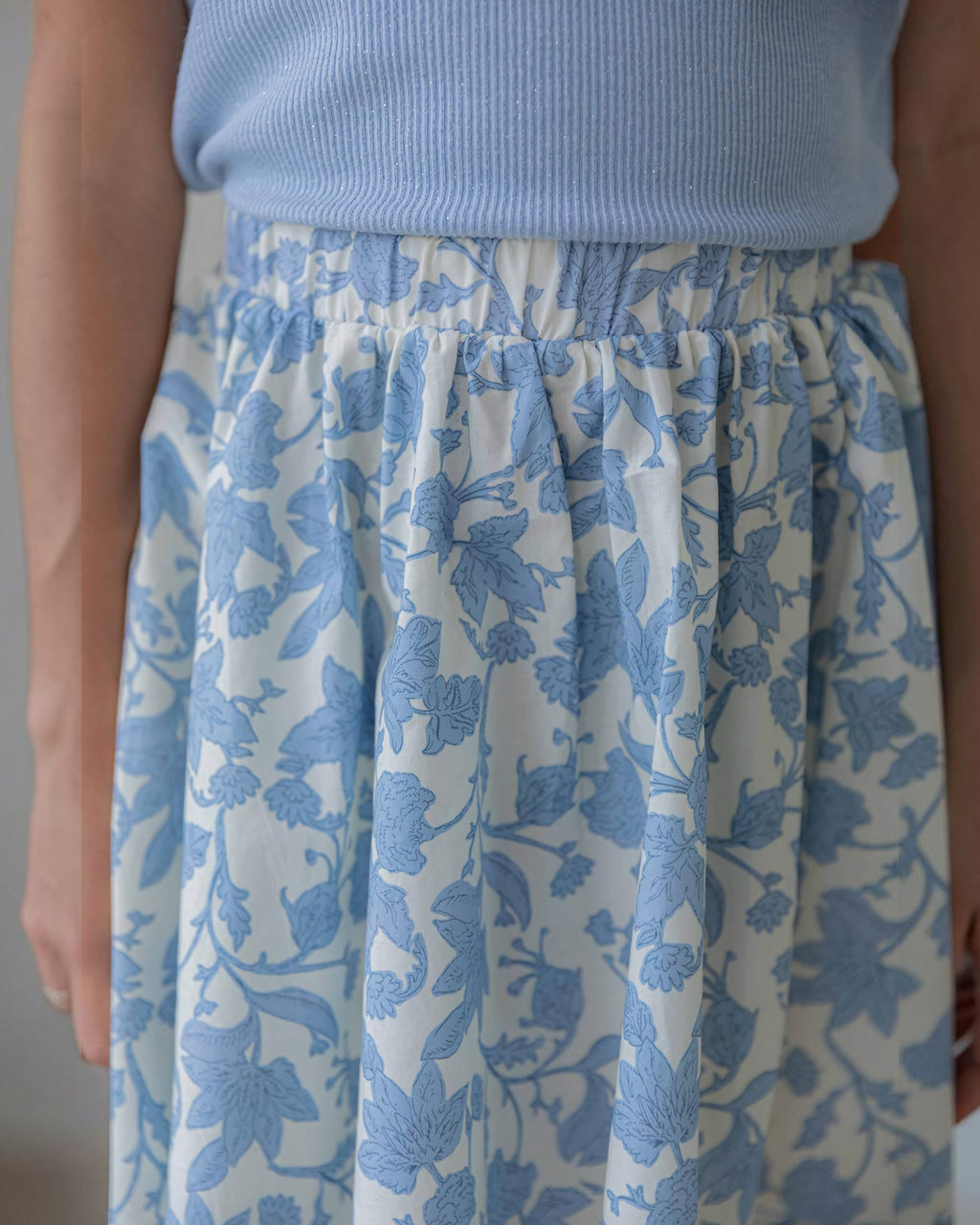 LENUA Roco Sleeveless Top & Lisa Floral Skirt Set