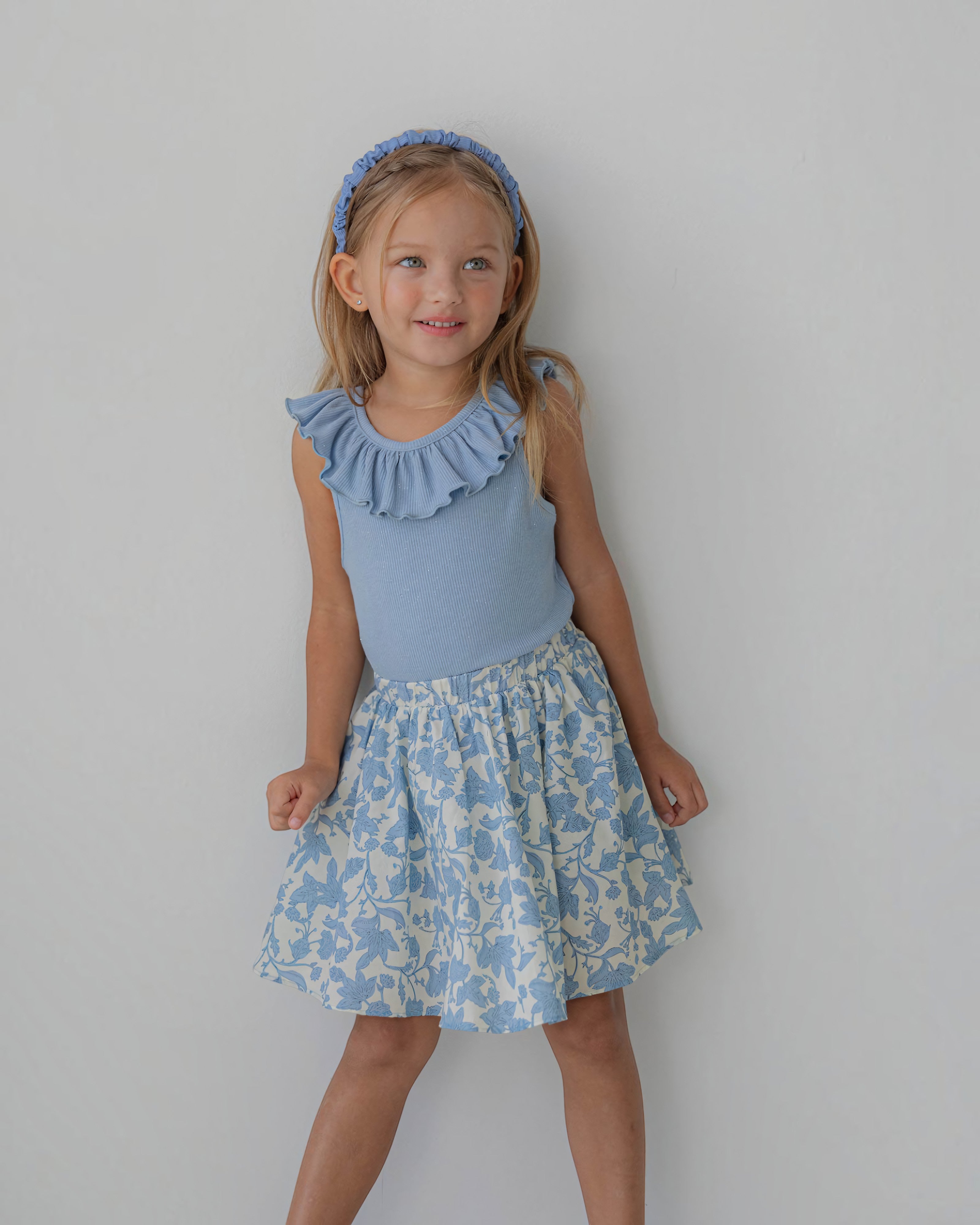 LENUA Roco Sleeveless Top & Lisa Floral Skirt Set