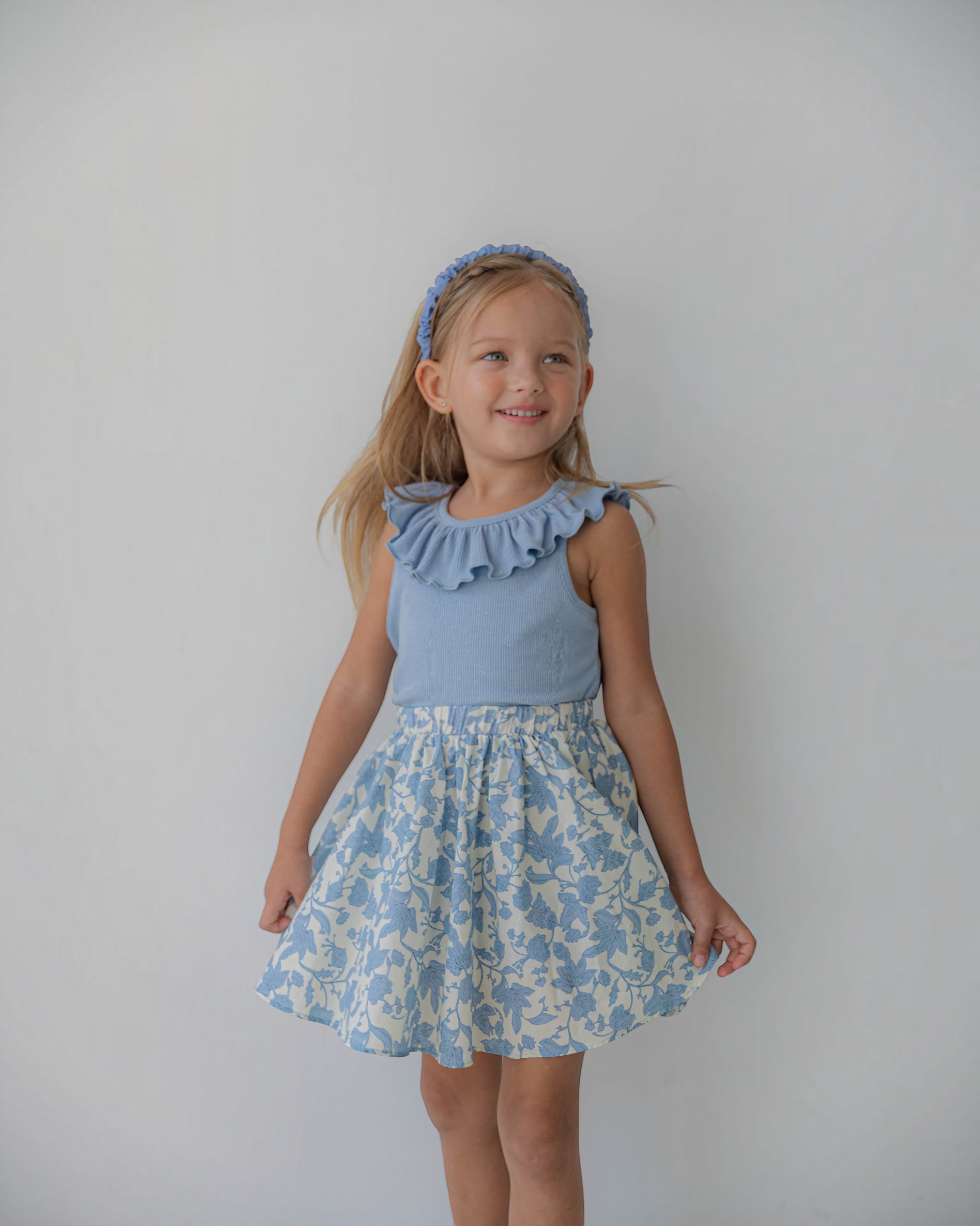 LENUA Roco Sleeveless Top & Lisa Floral Skirt Set