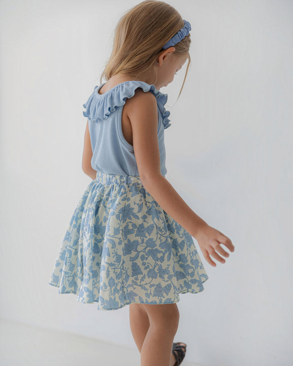 LENUA Roco Sleeveless Top & Lisa Floral Skirt Set