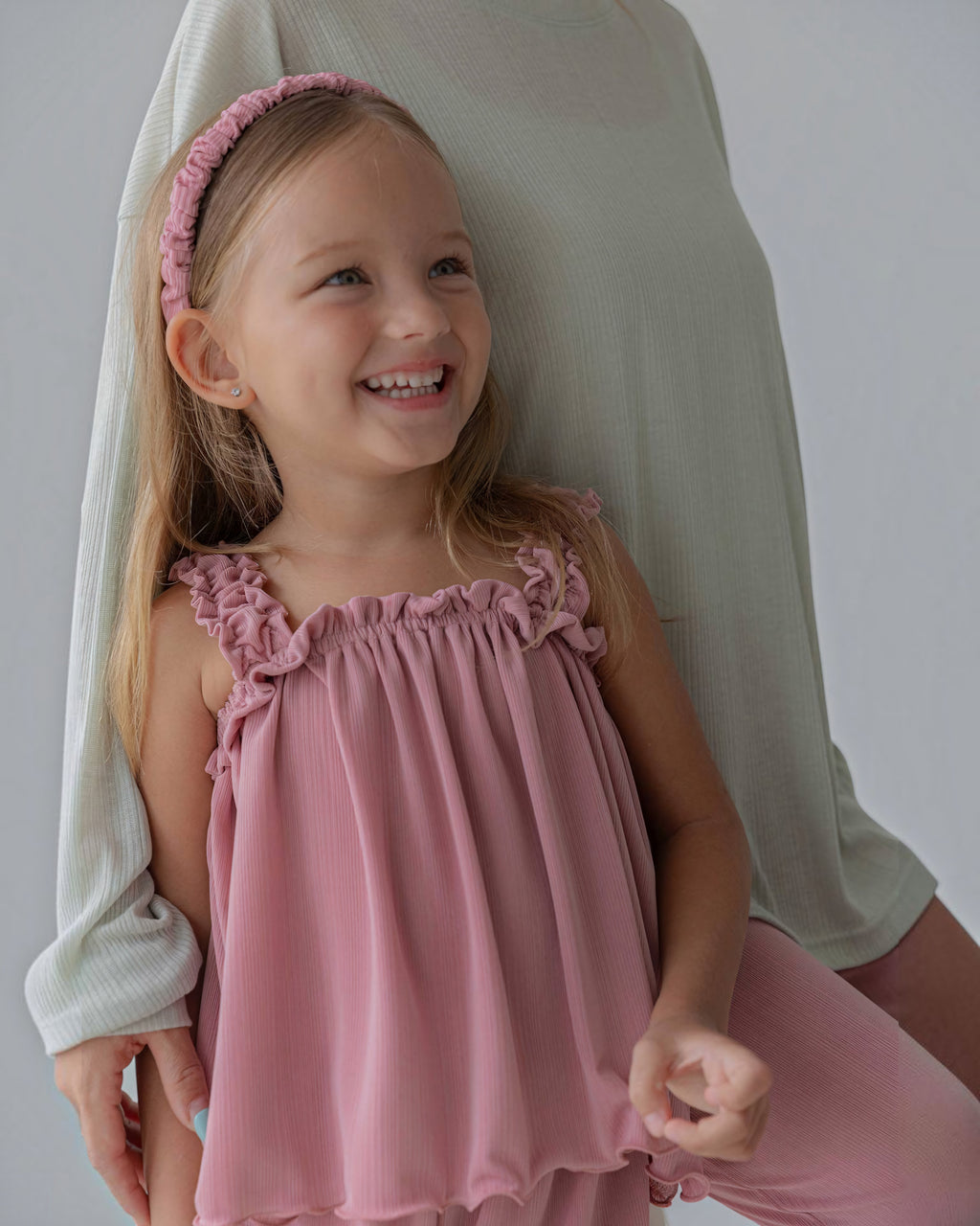 LENUA Pring Ruffle Top & Shorts Set