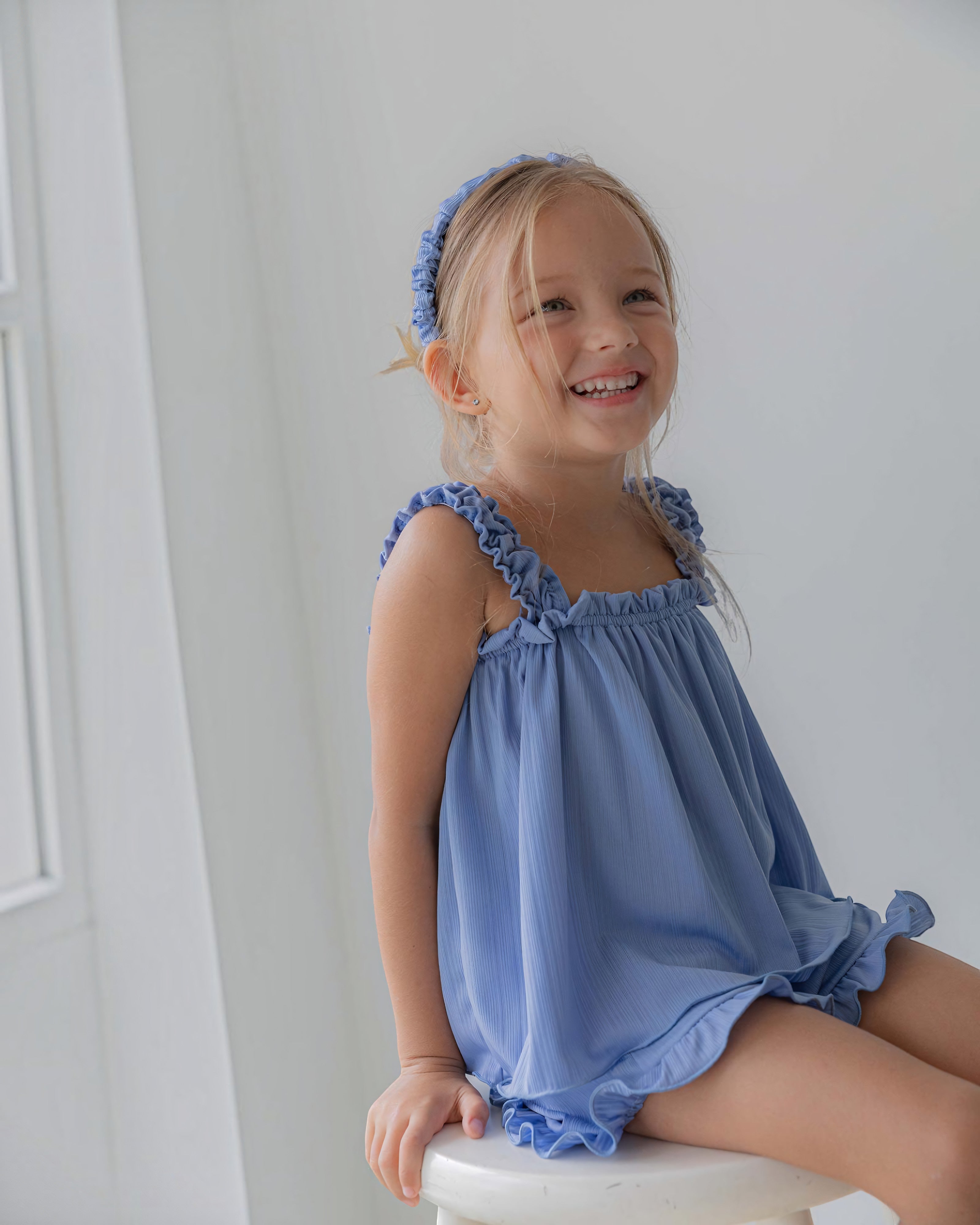 LENUA Pring Ruffle Top & Shorts Set
