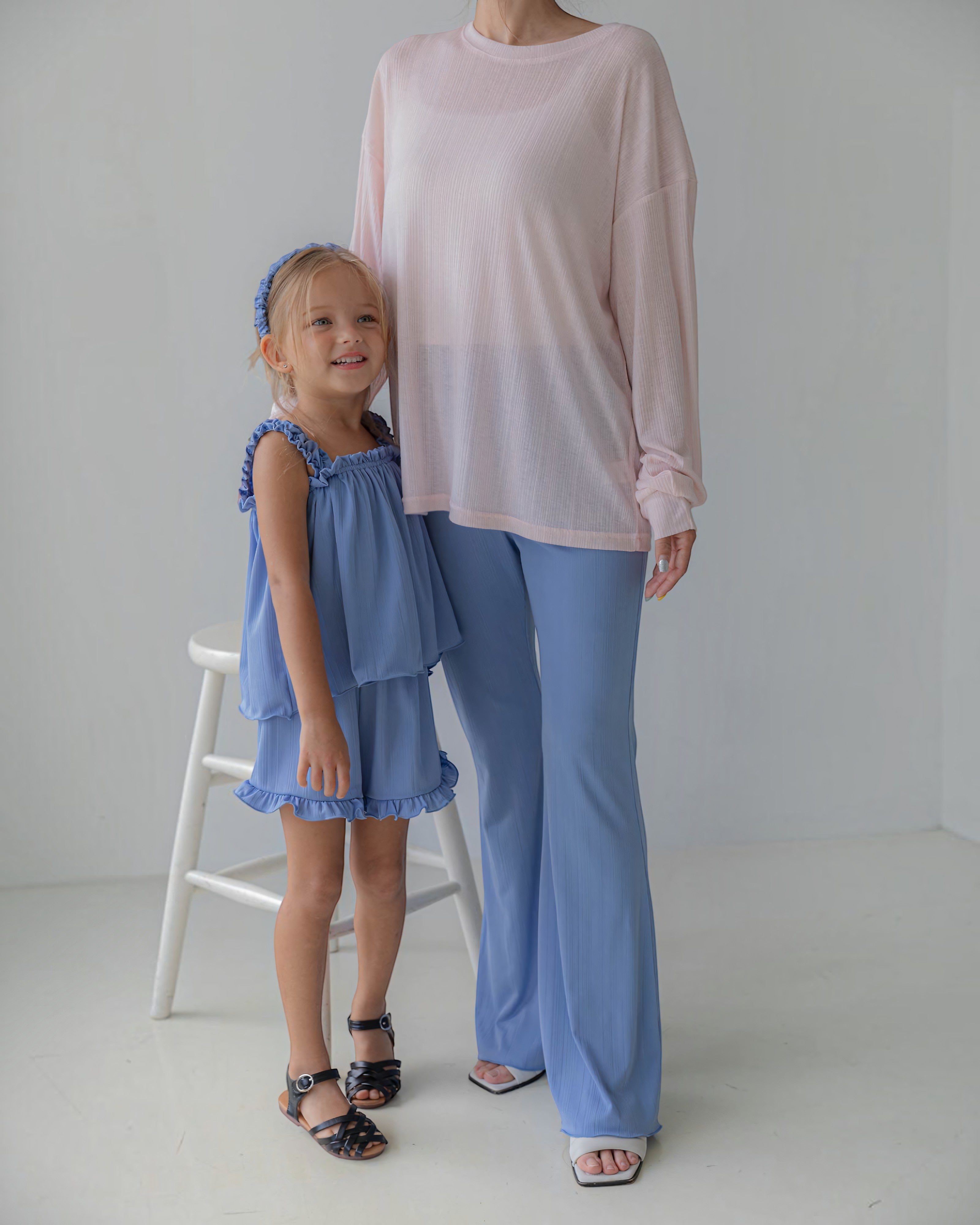 LENUA Pring Ruffle Top & Shorts Set