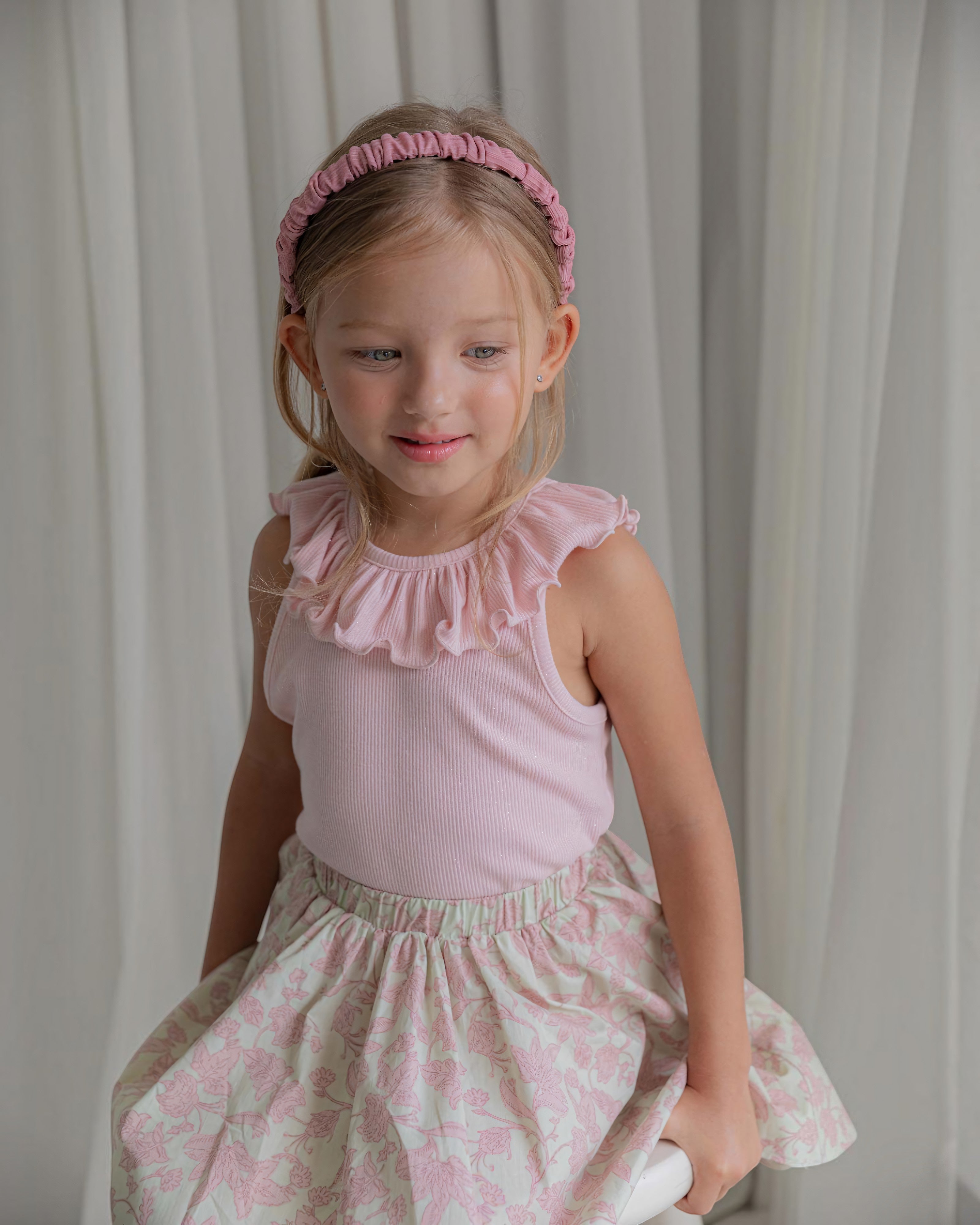 LENUA Roco Sleeveless Top & Lisa Floral Skirt Set