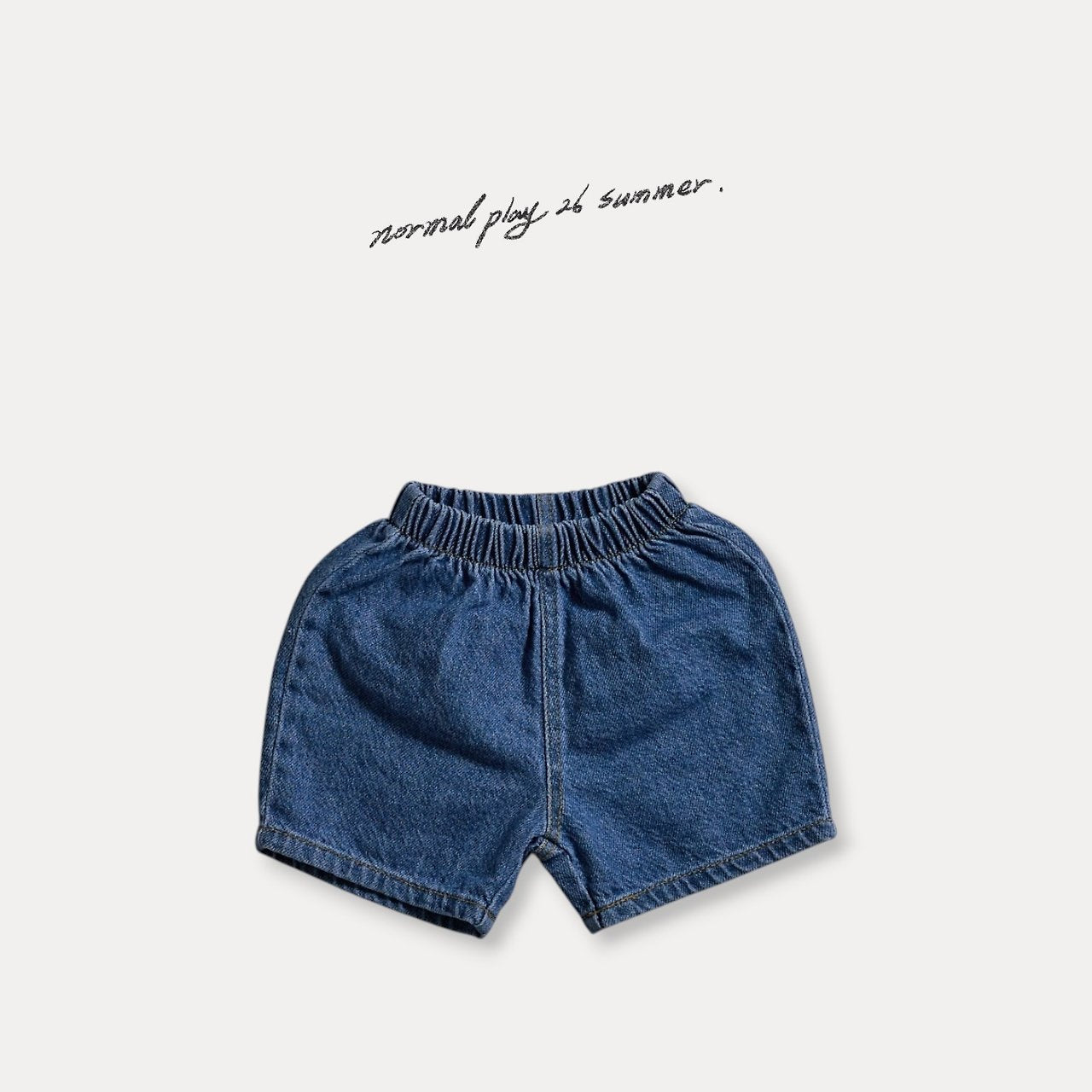 NORMALPLAY Rounded Denim Shorts