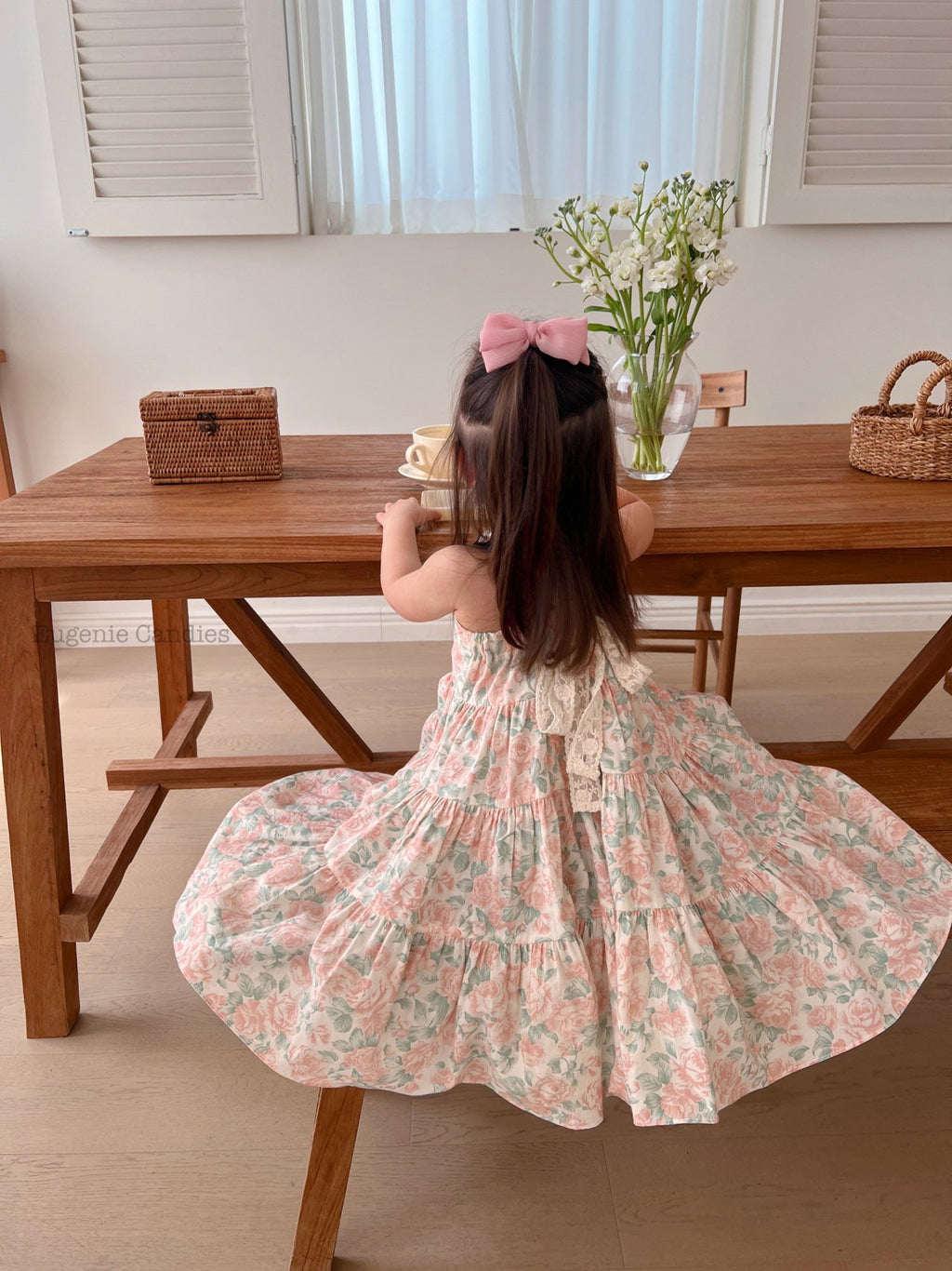 EUGENIE CANDIES Floral Lace U-Garden Dress