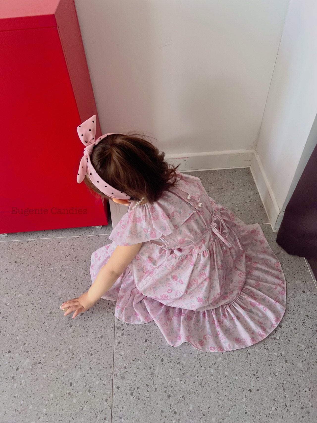 EUGENIE CANDIES Prilly Rose Ruffle Dress