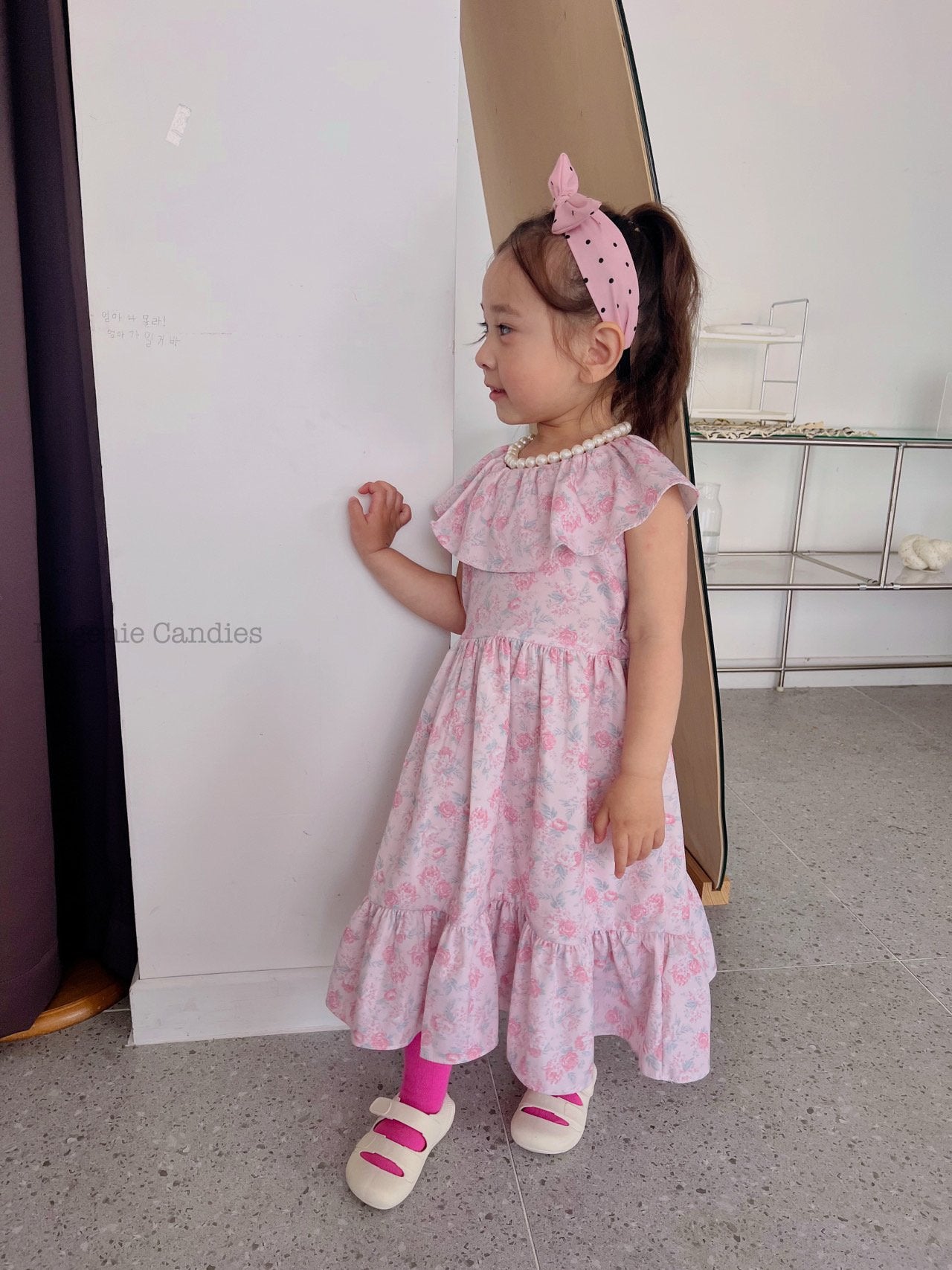 EUGENIE CANDIES Prilly Rose Ruffle Dress