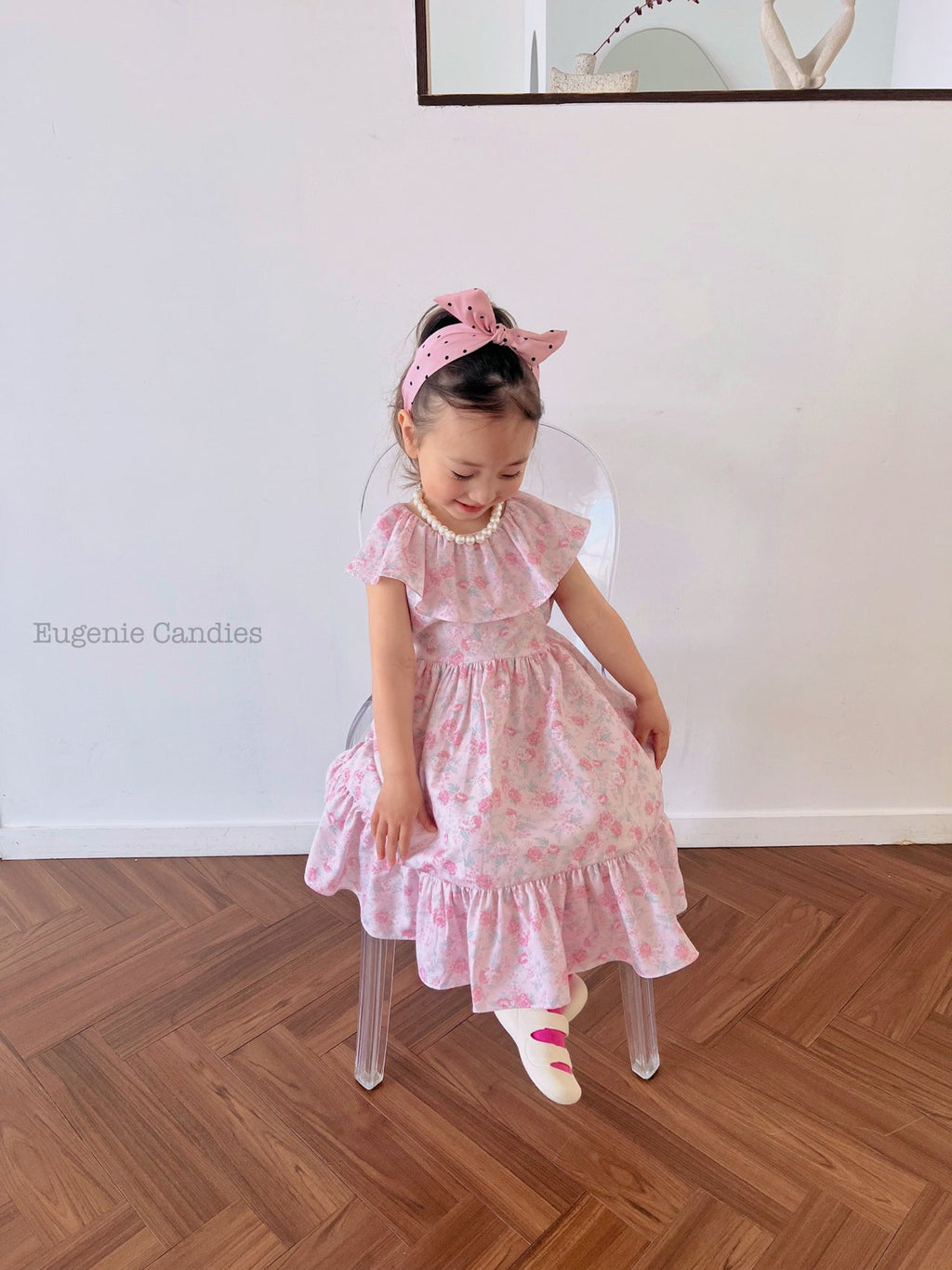 EUGENIE CANDIES Prilly Rose Ruffle Dress