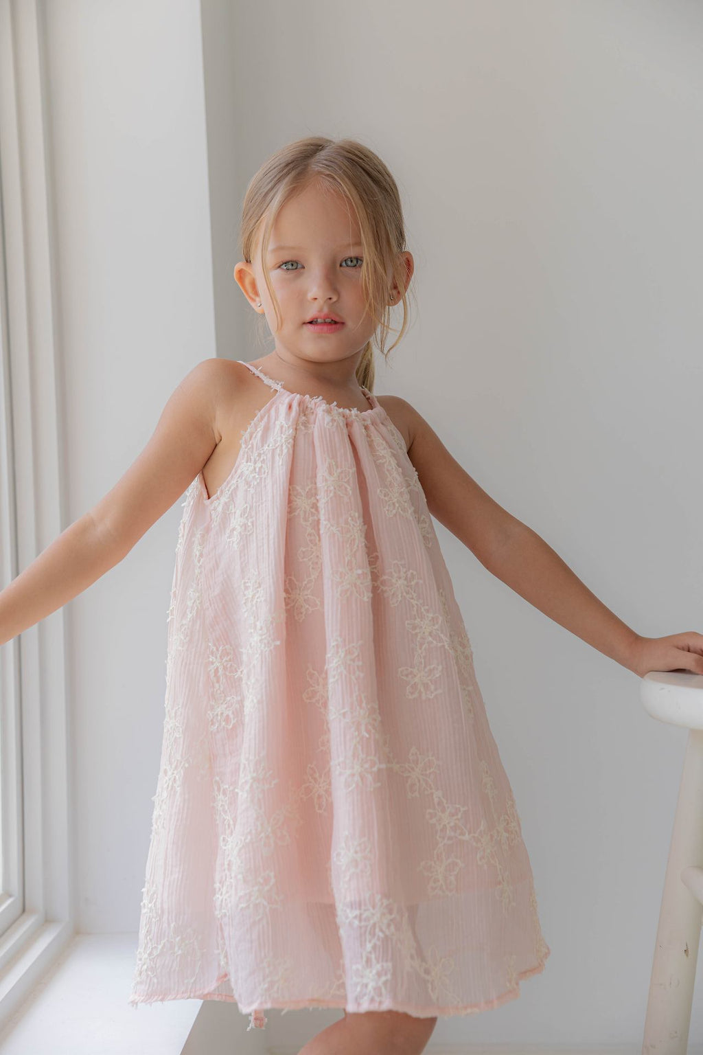 LENUA Sally Embroidered Summer Dress