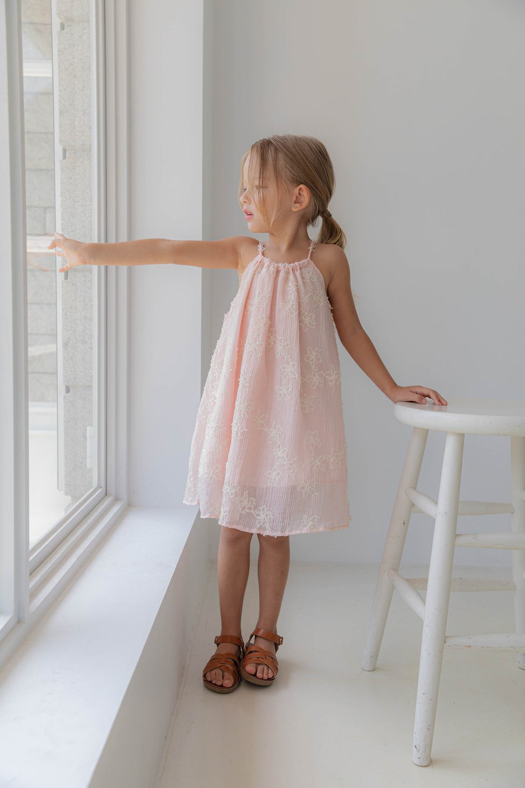 LENUA Sally Embroidered Summer Dress