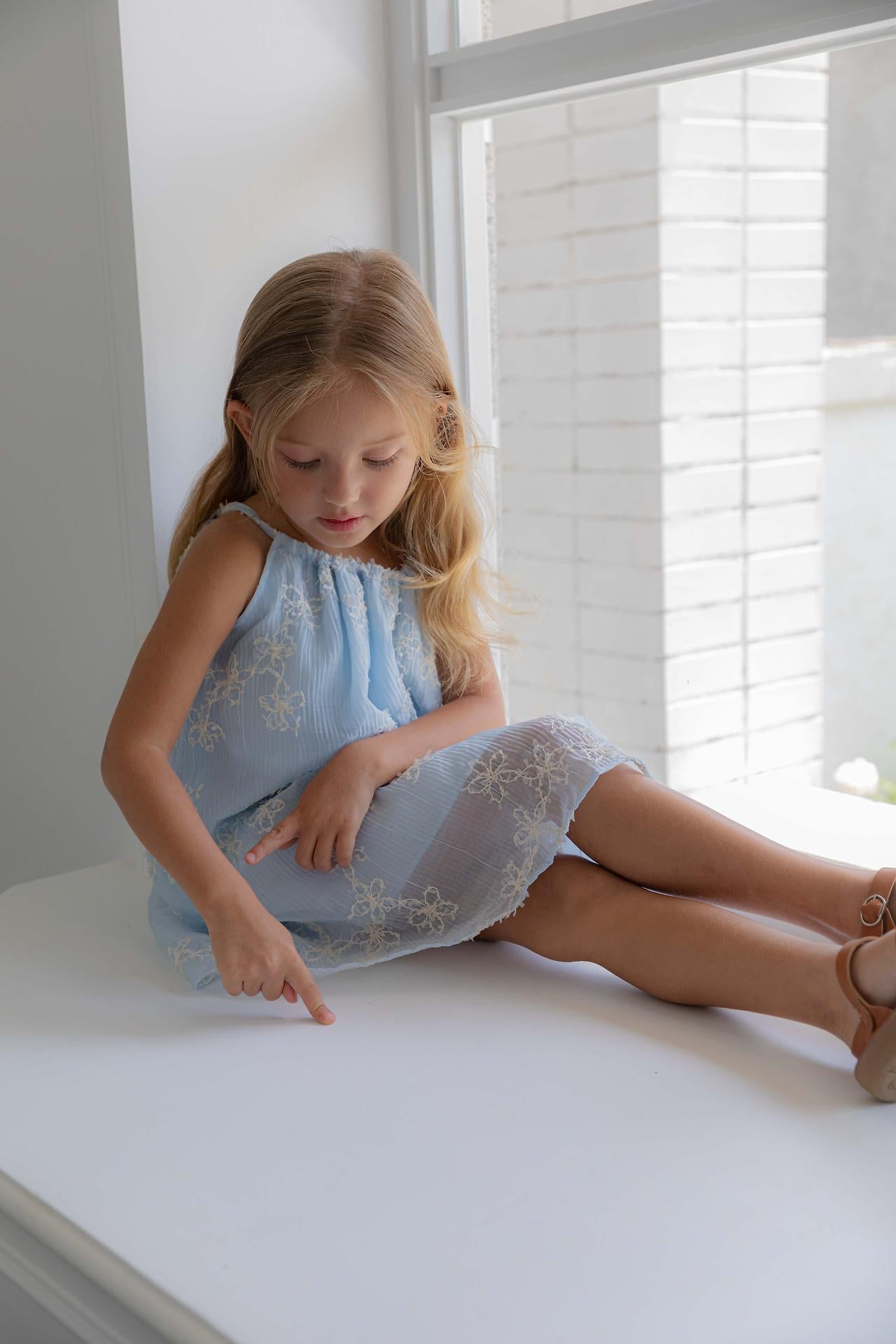 LENUA Sally Embroidered Summer Dress