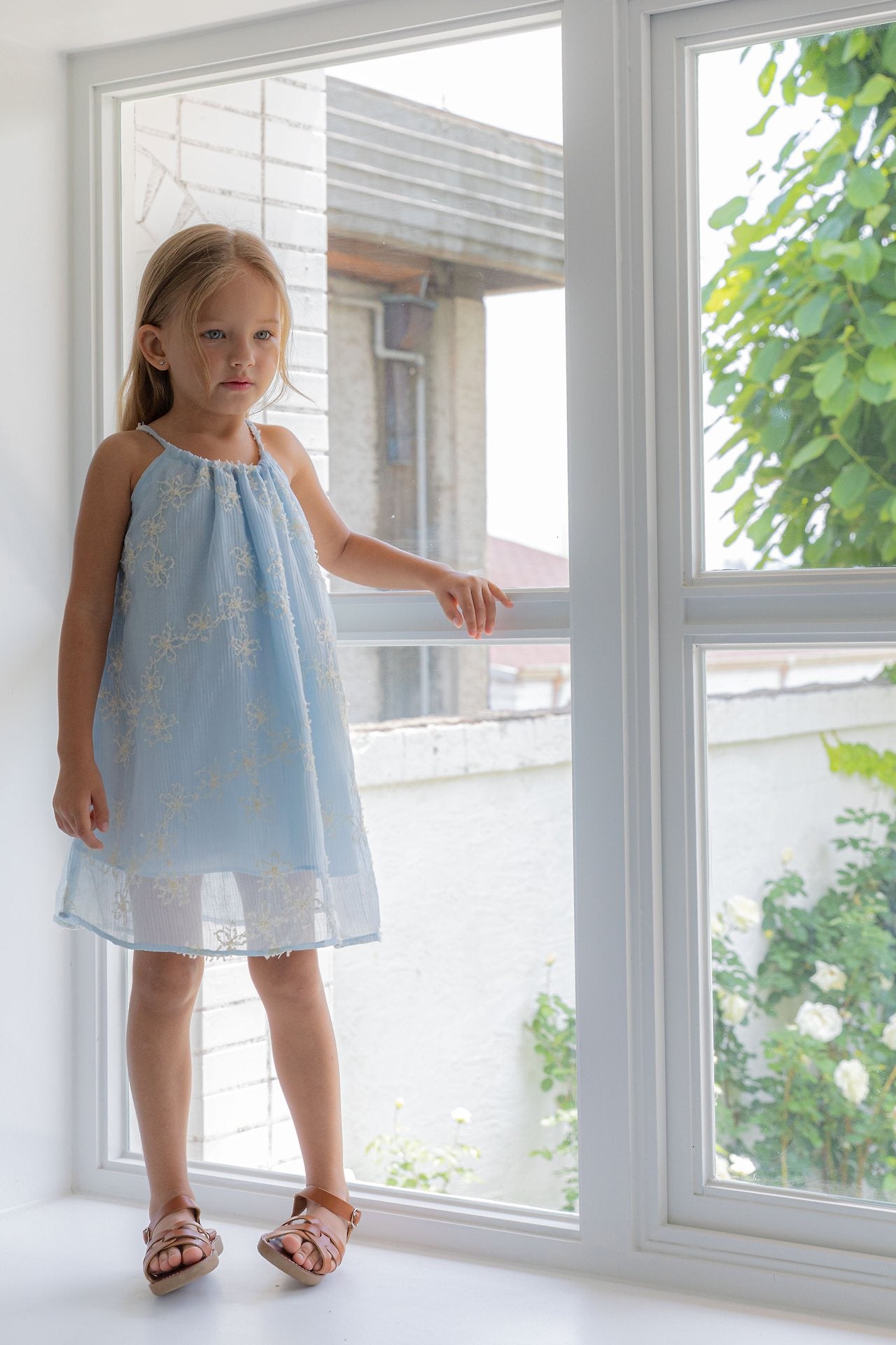 LENUA Sally Embroidered Summer Dress