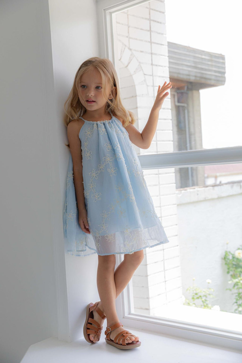 LENUA Sally Embroidered Summer Dress