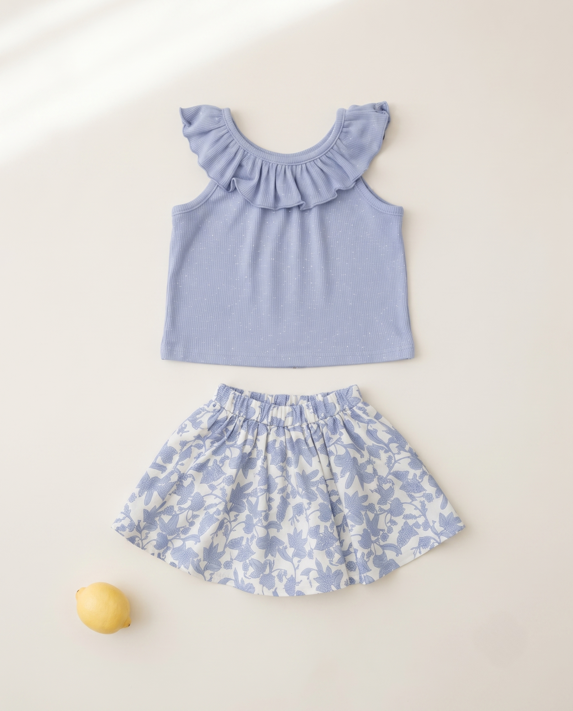 LENUA Roco Sleeveless Top & Lisa Floral Skirt Set