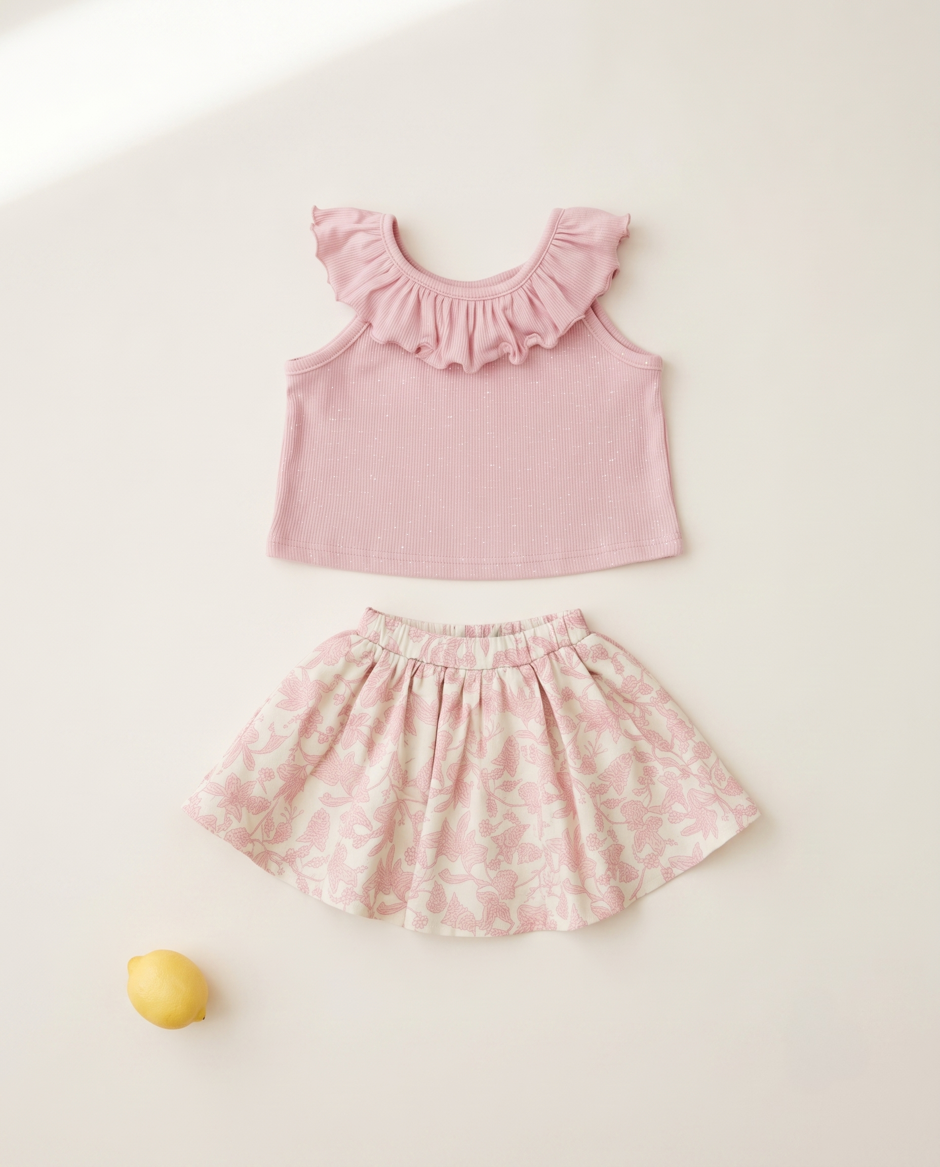 LENUA Roco Sleeveless Top & Lisa Floral Skirt Set