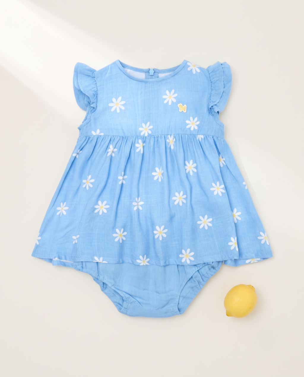 BLUEDOG BABY Daisy Floral Dress & Bloomer Set