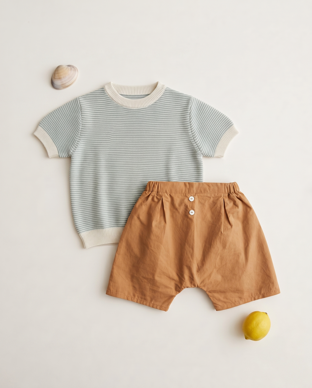 SUSU&CRA Sangte Sleeveless Knit Top — Blue