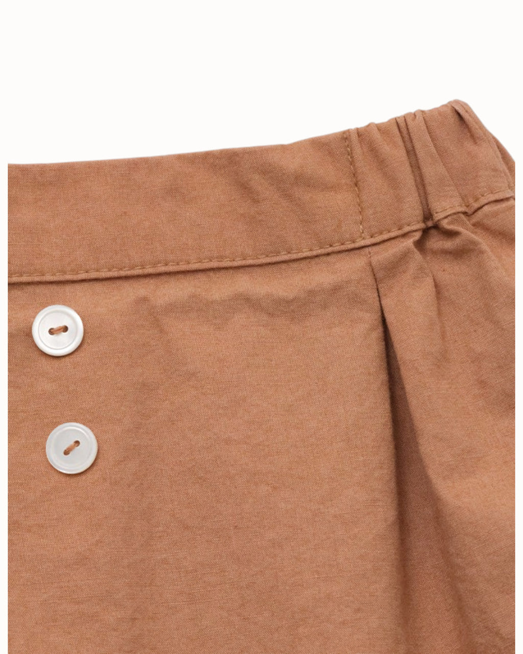 SUSU&CRA Mini Le Temps Baggy Pants – Orange Camel