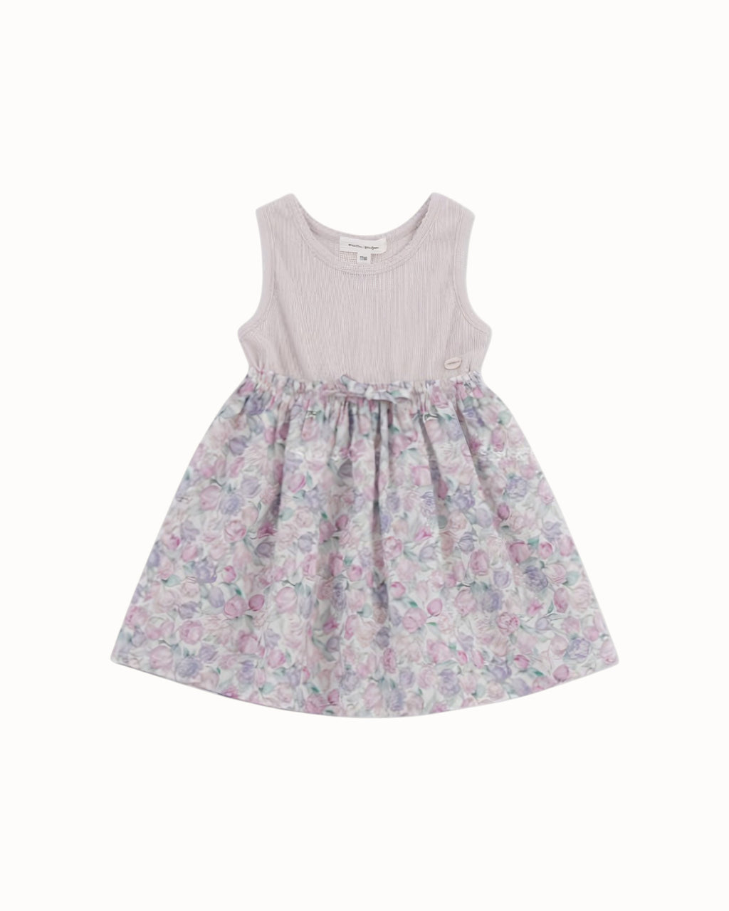 SUSU&CRA Mini Plona Ribbed Sleeveless Dress – Pink