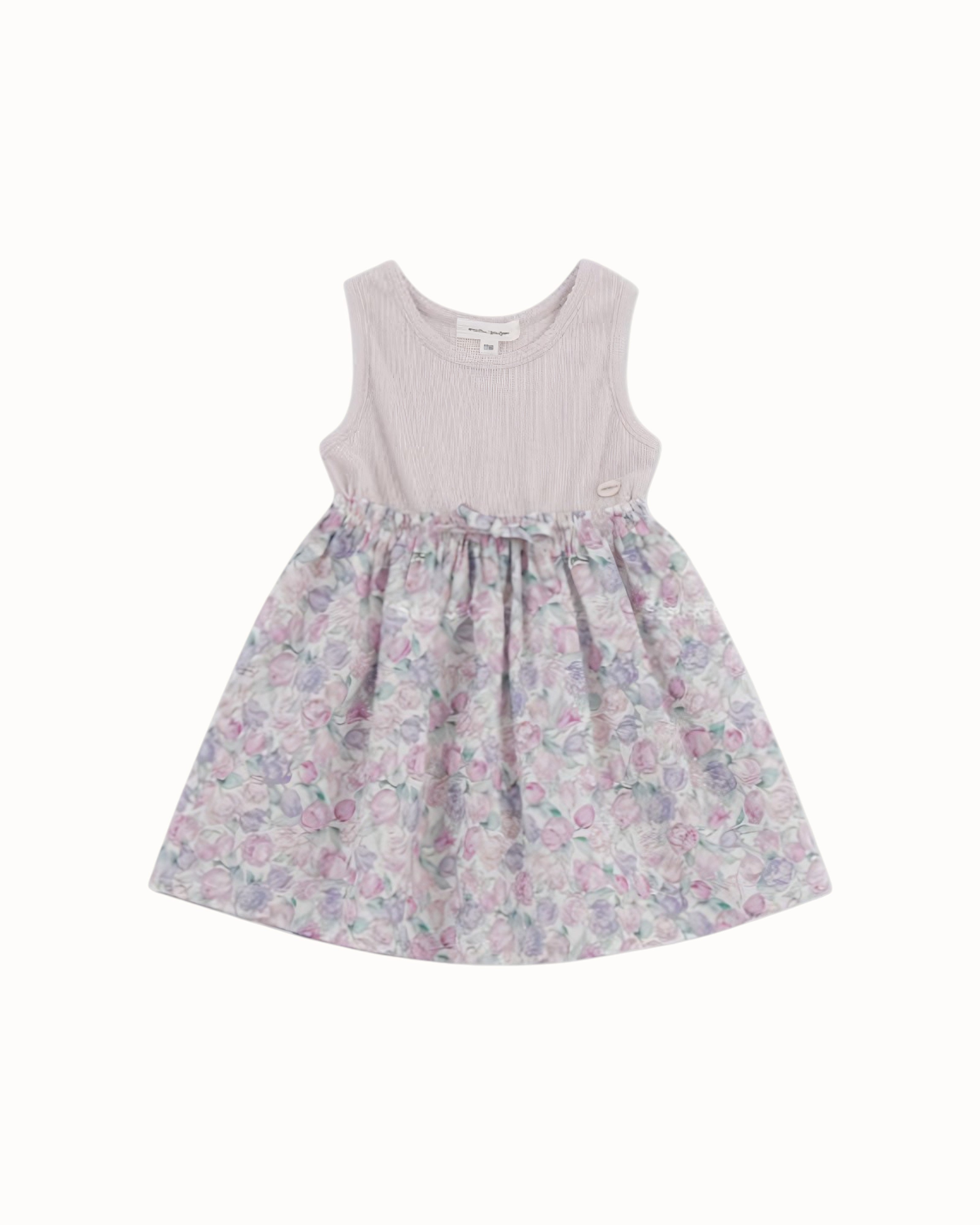 SUSU&CRA Mini Plona Ribbed Sleeveless Dress – Pink