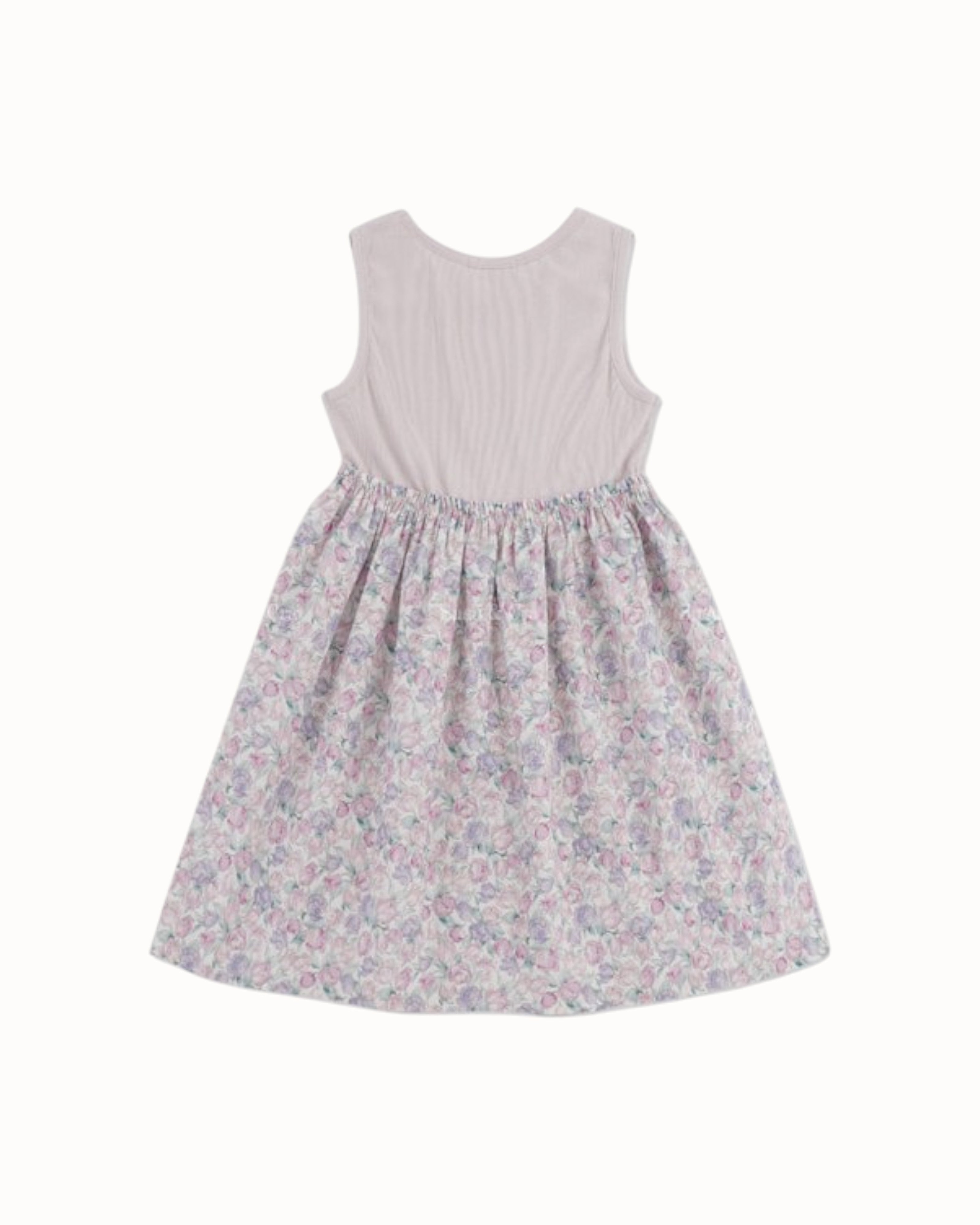 SUSU&CRA Mini Plona Ribbed Sleeveless Dress – Pink